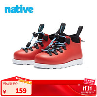 native Fitzsimmons马丁靴男女鞋保暖舒适EVA时尚休闲 红色 白色