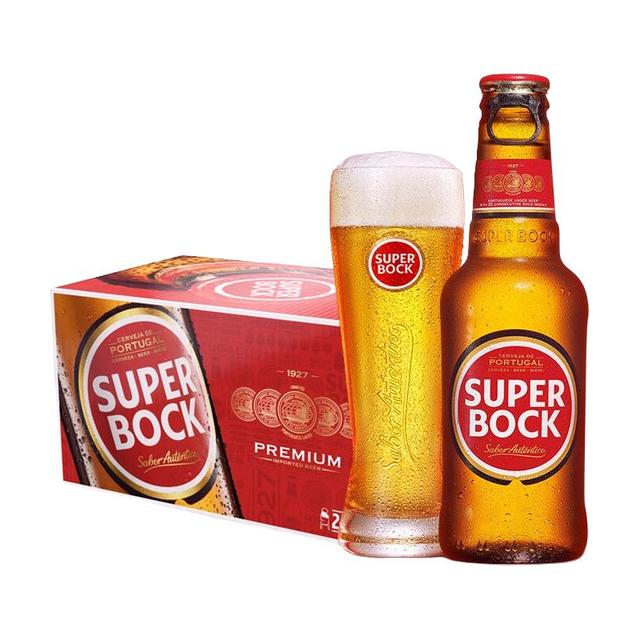 超级波克 经典黄啤酒 250ml*24瓶