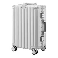 Rockland 美国洛克兰铝合金铝框杯架款行李箱男女万向轮拉杆密码箱皮箱