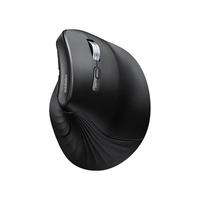 绿联（UGREEN） 无线鼠标 静音垂直双模 充电人体工学鼠标无线蓝牙垂直鼠标立式竖握立体鼠标手握护手鼠标 MU008 单模垂直无线鼠标送电池55558 无线2.4G，蓝牙5.0【5号电池】