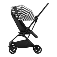 HBR 虎贝尔 M360 婴儿推车 夜光款 黑白格