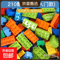 某高积木 入门装 210颗粒 大号益智力拼插积木