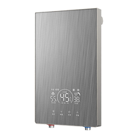 史密斯兰堡 即热式电热水器 速热恒温 8000W钢化玻璃+超薄机身+触屏遥控磁化净水