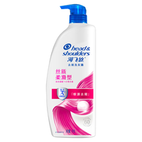 海飞丝 Head & Shoulders去屑洗发水男士女士丝质1KG+止痒呵护1KG洗发露洗头膏洗发液控油