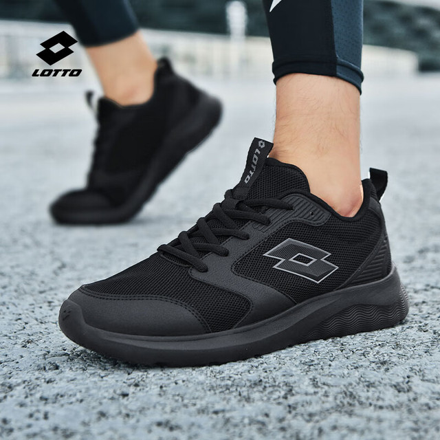 lotto 乐途 秋冬加绒保暖皮面回弹缓震耐磨休闲鞋