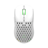 鑫顺天G920PRO鼠标有线2.4G无线双模热插拔微动充电客制化DIY轻量化3395芯片游戏电竞外设 白色（RGB）双模