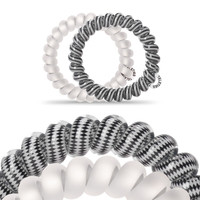 TELETIES美国进口电话线发圈头绳秋季无痕皮筋高弹扎头发绳TT泰莉圈 格雷小姐