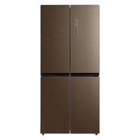 Midea 美的 BCD-428WTPZM(E) 单循环 风冷十字对开门冰箱 428L 流光咖