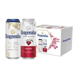 福佳 啤酒组合装 白啤500ml*6罐+玫瑰红果啤酒500ml*6罐