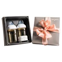 hegen 海格恩6个月+大宝PPSU &330ml奶瓶+吸管杯 &+喝水杯 &花卉亲子成长礼盒