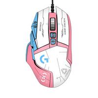  logitech/罗技 RGB灯光 有线游戏鼠标  拼色