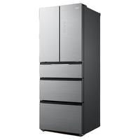 Midea 美的 BCD-406WGPZM 风冷多门冰箱 406L 冰川银
