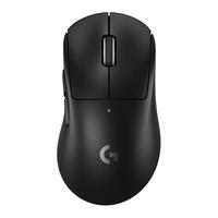  logitech/罗技 轻量化人体工学 无线游戏鼠标  黑色