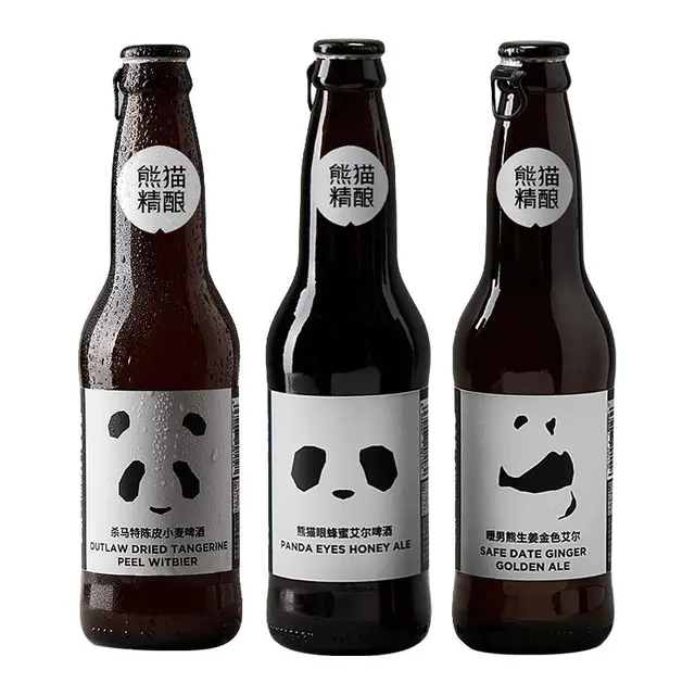 PANDA BREW 熊猫精酿 杀马特陈皮小麦啤酒 330ml*6瓶