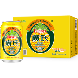 广氏 菠萝啤果味汽水 330ml*12罐