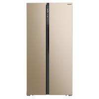 美菱 BCD-455WPCX 对开门冰箱 金色 455L