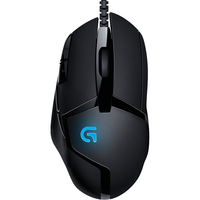  logitech/罗技 自定义按键宏程 有线游戏鼠标+鼠标垫  黑色