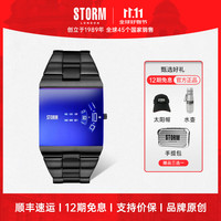 STORM 英伦风暴系列 男士石英腕表 47430/SL/B