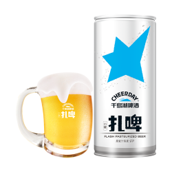 千岛湖啤酒 清爽扎啤1000ml*6罐 官方旗舰店整箱团购送礼