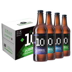 泰山啤酒 原浆啤酒 10度云雾醇香450mL*12瓶  啤酒整箱 京东自营送礼
