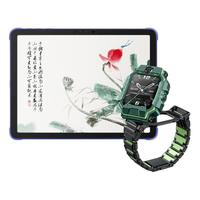 小天才 T1 11英寸 Android 护眼平板电脑(2160*1620dpi、骁龙730G、6GB、128GB、WiFi版、紫色）+Z6绿色电话手表