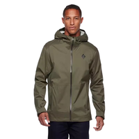 Black Diamond 黑钻bd户外冲锋衣野外服饰防风防水男款单层登山服弹性外套745038 Moonstone-2018745038