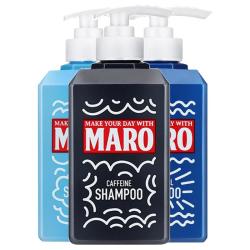 摩隆 黑色瓶咖啡因去屑洗发水 350ml（多款可选）