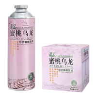 茅记 中式精酿 蜜桃乌龙茶叶 蜜桃乌龙精酿啤酒 1L 6罐 整箱装