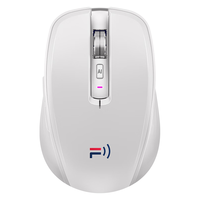 虎猫AI智能语音鼠标声控打字搭载DeepSeek+科大讯飞星火大模型智能写作PPT表格粤语输入滑鼠无线蓝牙 灰白色 2.4G+蓝牙