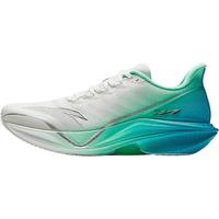 安踏马赫5代丨运动鞋男氮科技跑步鞋缓震中考体考跑步鞋子男竞训跑鞋 纸莎白/千山绿/氯蓝-6 8.5 （男42）