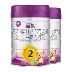 a2 至初系列 国行版 婴儿配方奶粉  2段 850g 2罐