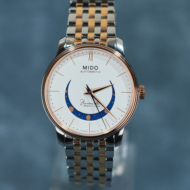 移动端：MIDO 美度 【中古未使用】贝伦赛丽系列 39毫米自动上链腕表 男士腕表M027.407.11.010.01