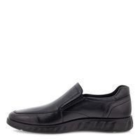 ecco 皮鞋男鞋一脚蹬休闲低帮厚底增高 Black 8-8.5US