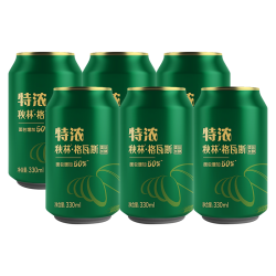 秋林·格瓦斯 面包发酵饮料秋林格瓦斯饮料特浓格瓦斯330ml*6罐