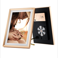 ARZOPA阿卓帕 14英寸云画屏高清电子相册显示屏 照片视频触摸播放 可摆台/壁挂 D14香槟金