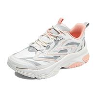 斯凯奇（Skechers）漫月鞋女鞋秋季潮流厚底老爹鞋增高休闲鞋户外百搭运动鞋177592 白色/珊瑚色/WCRL 35.5