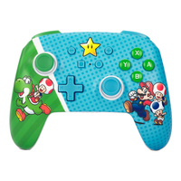 PowerA任天堂 switch pro手柄 NS无线手柄 蓝牙5.0 六轴体感  SUPER STAR FRIENDS 马里奥赛车 SWITCH 无线手柄 (超级明星)