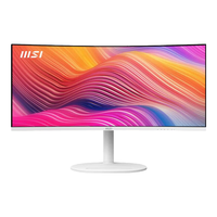 微星 34英寸 准4K 120Hz 1ms TYPE-C 98W 支持HDR 曲面屏1500R 家用电竞办公白色显示器屏 MD342CQPW
