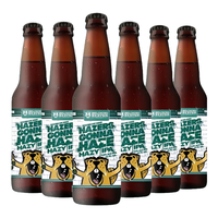 Belching Beaver/打嗝海狸 多口味 啤酒 浑浊代言人IPA 355mL 6瓶 整箱装 组合装 355ml