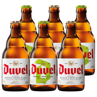 Duvel 督威 啤酒组合装 2口味 330ml*6瓶（黄金啤酒330ml*3瓶+三花啤酒330ml*3瓶）