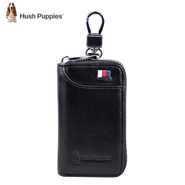 Hush Puppies 暇步士 男女通用真皮钥匙包 6钩大容量