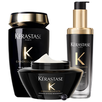 卡诗 KÉRASTASE*海源黑钻洗发水发膜护发精油礼盒装525ml护发柔顺亮泽