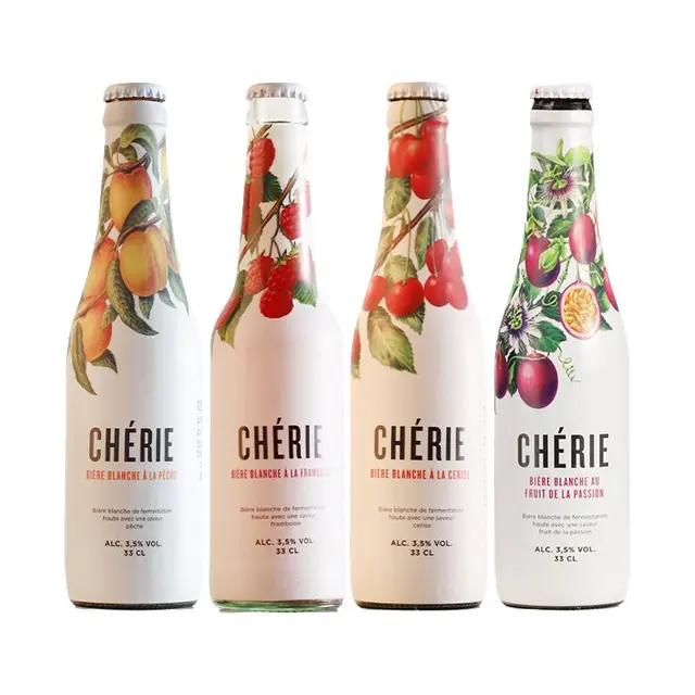奢莉cherie 樱桃味/覆盆子味小麦啤酒比利时进口精酿水果味啤酒