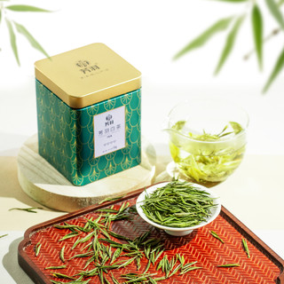 2025年新茶芳羽白茶安吉白茶四钻特级白茶罐装50g高山茶叶