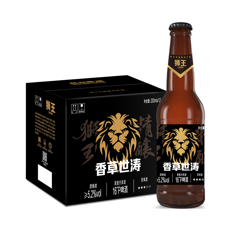 LION 狮王 香草世涛啤酒