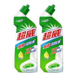 超威 亮滑洁厕灵500g*2瓶 卫生间浴室厕所马桶清洁剂 柠檬香氛洁厕液