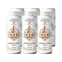 双合盛 精酿啤酒 德式小麦 麦香浓郁 老北京 罐装听装啤酒 330mL 6罐 单瓶装