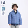 Gap 盖璞 男女童小熊logo立领羽绒服657088 蓝色 90 cm(1-2岁)亚洲尺码