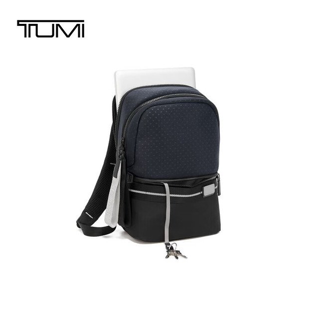概率券：TUMI 途明 TAHOE 系列 男士商务旅行双肩包 0798676IK 墨水蓝