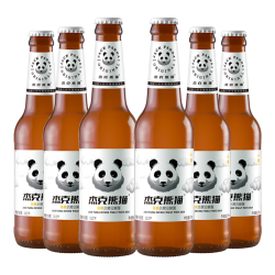 Jack Panda 果味 精酿小麦白啤酒  1x6x275ml 瓶装 275mL